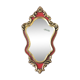 Gold and red mirror brand Deknudt
