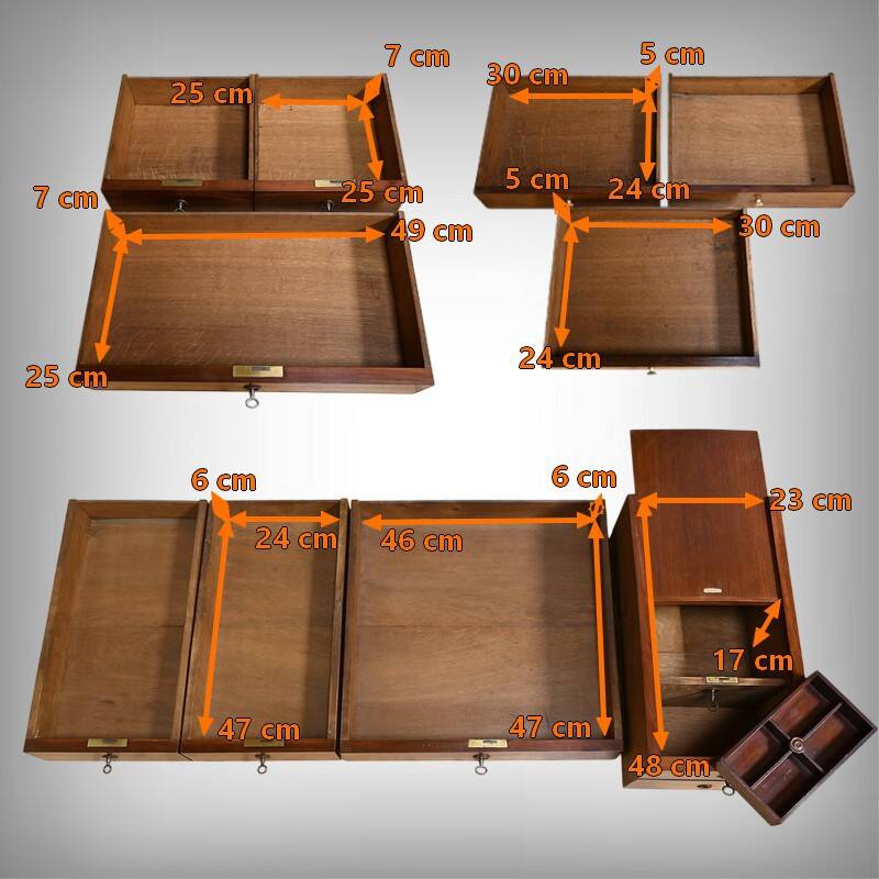 Mahogany Cylinder Desk, Restoration Period – Part 1 of the 19th Century