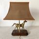 Lampe cheval années 60-70