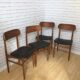 Lot de 4 chaises scandinaves