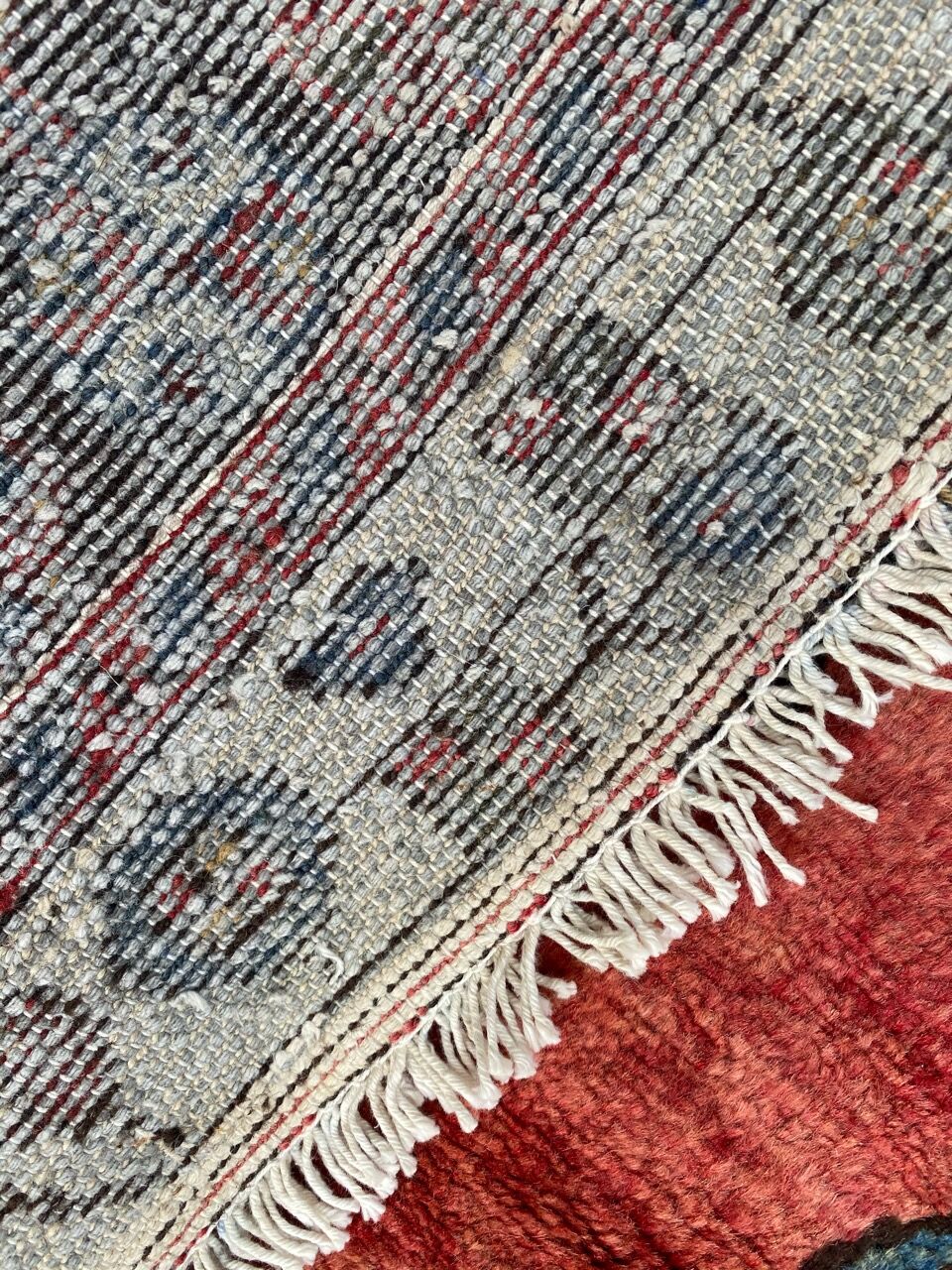 Vintage Persian carpet mazlaghan 126x192 cm