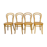 Set of 4 N14 chairs from ZPM Radomsko