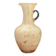 Vase en verre signé VB Opaline Florence Italie