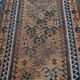 Vintage Hand-Knotted Rug with Patterns – 172x88cm