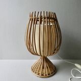 Rattan lamp from the 60s