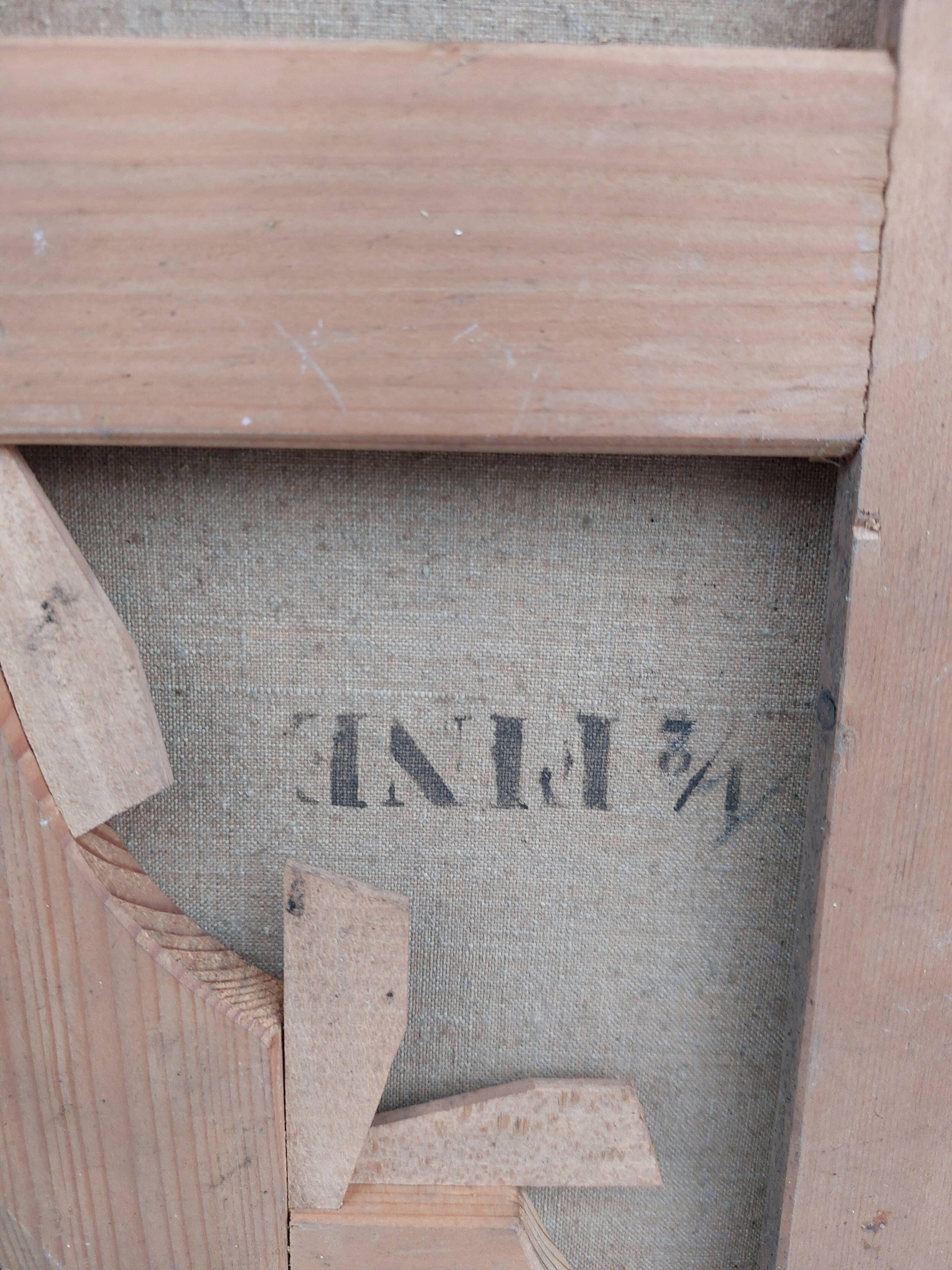 Portrait painting to young girls oil on canvas 19th