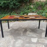 Vallauris ceramic coffee table 1970