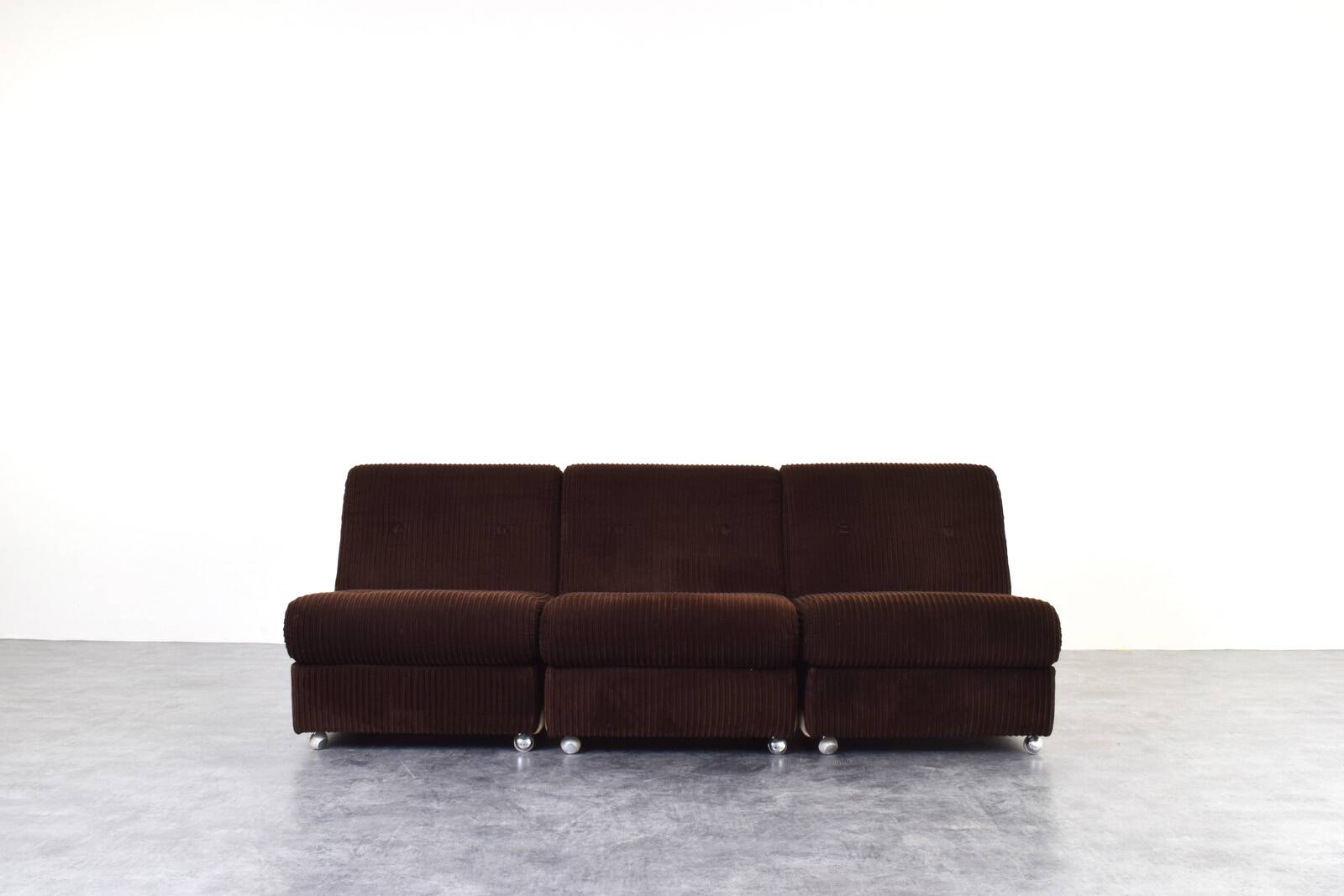 Mid-Century German Modular Sofa, 1970s.