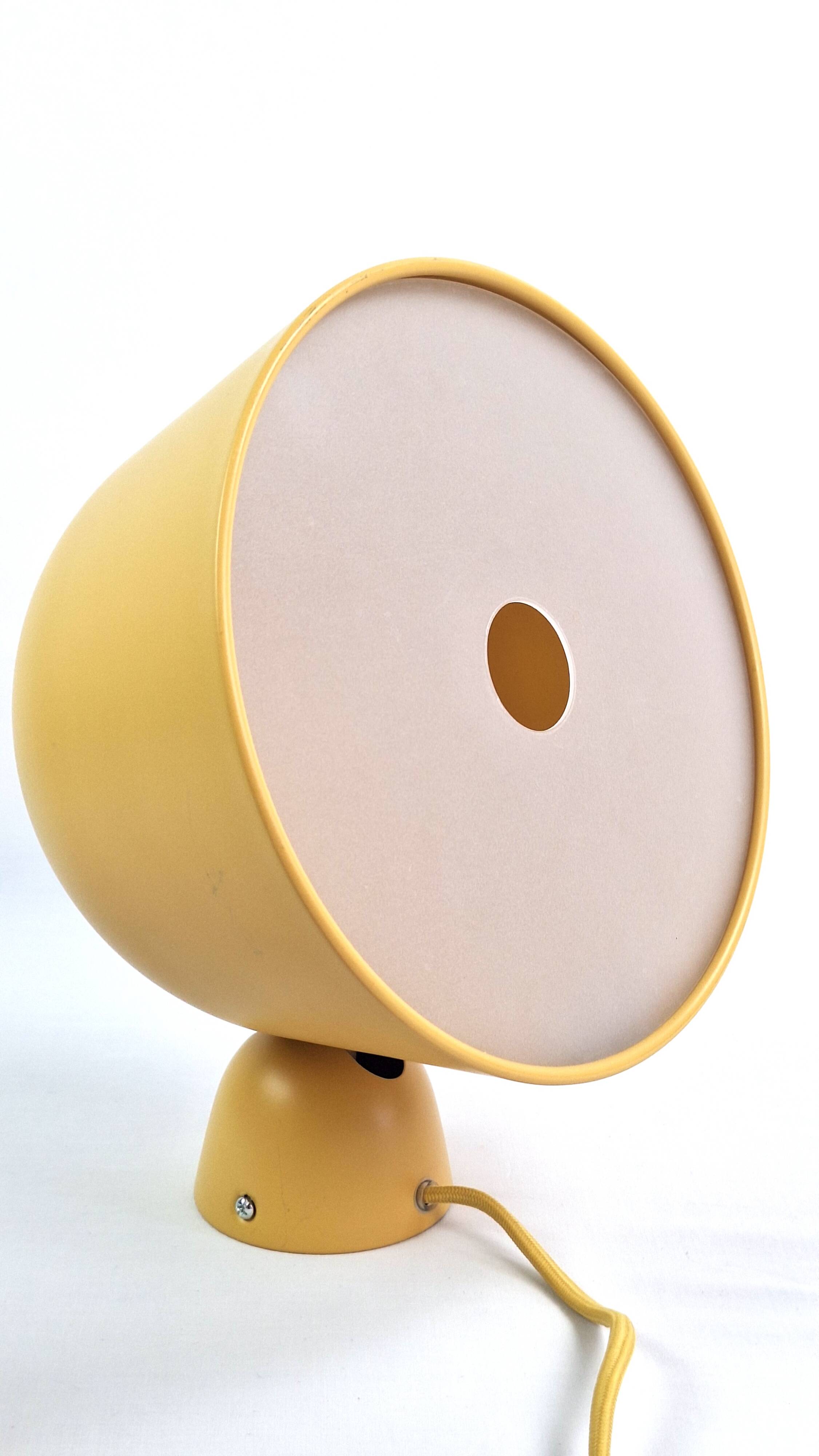 Pair of vintage space age adjustable bedside wall lights