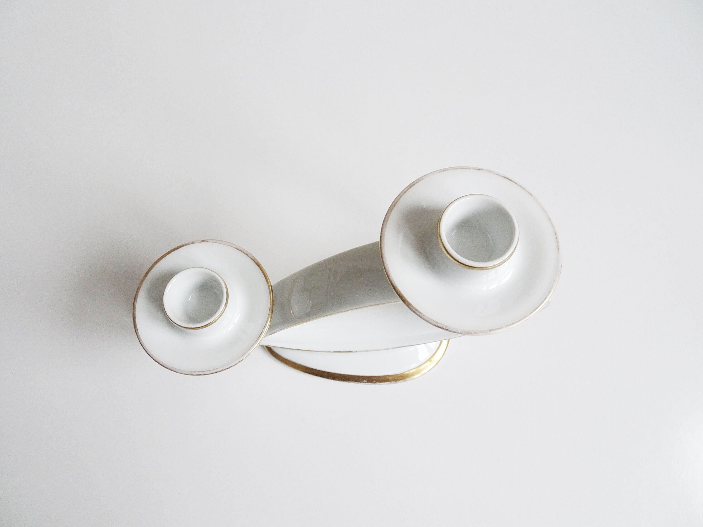 Porcelain candlesticks from Hutschenreuther