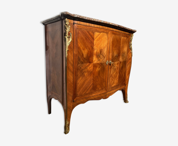 Buffet marqueterie Louis XV bronze 1940