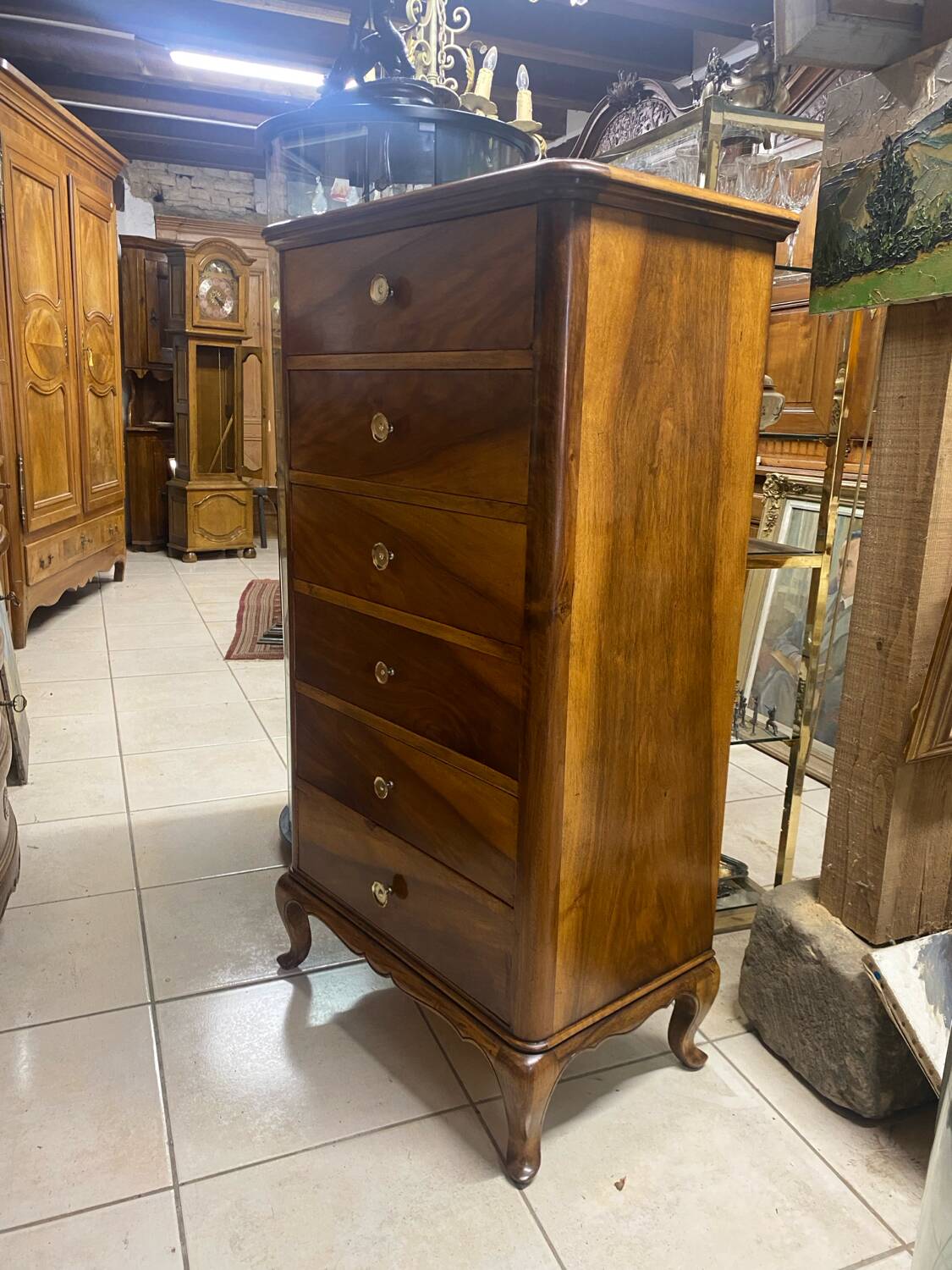 Chiffonnier vintage en noyer