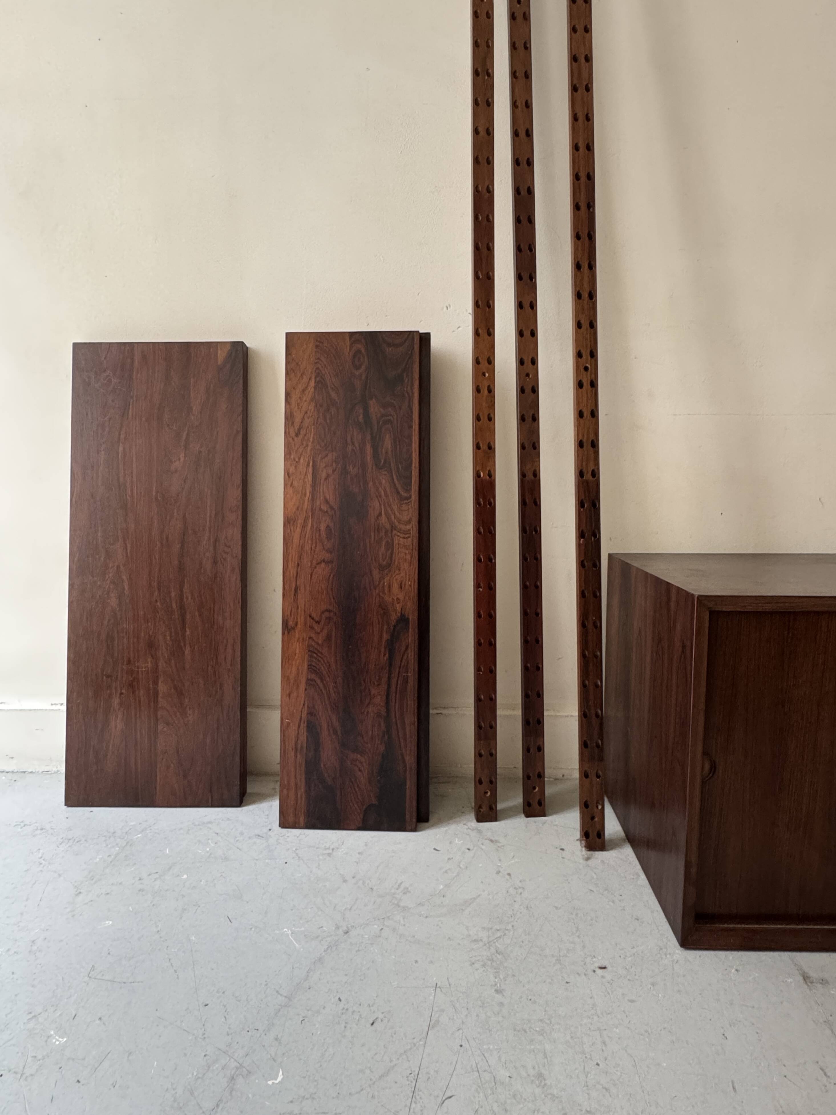 Modular library office Cado in rosewood, Poul Cadovius Denmark