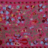 Hand-knotted rug, vintage Turkish rug 105x184 cm