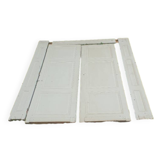 Pair of doors and their frame