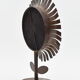 Miroir sur pied marguerite cuivre