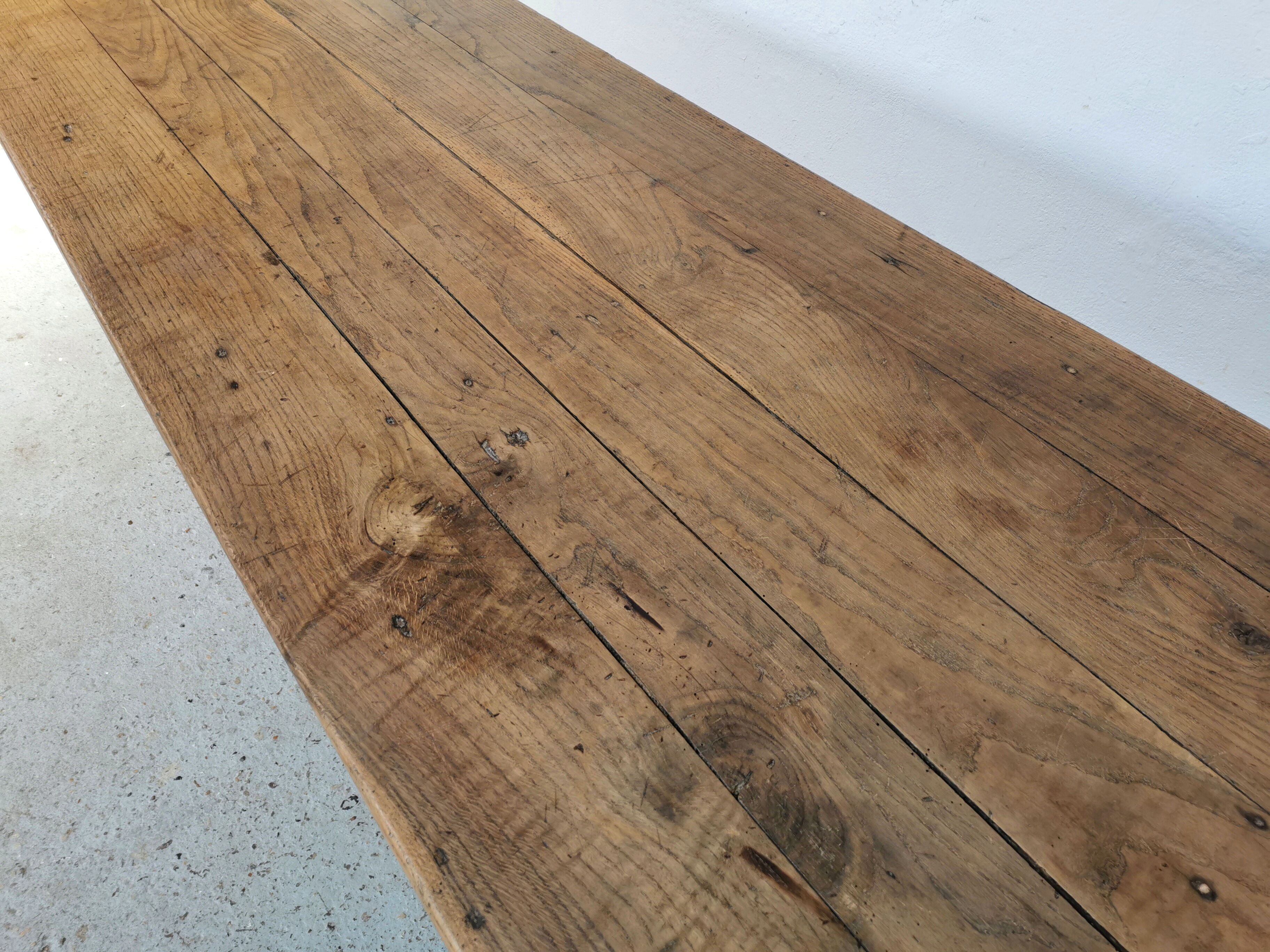 Table de ferme en chêne 260cm