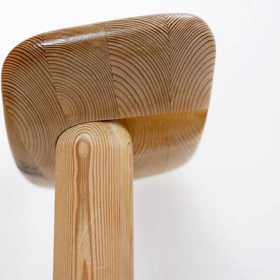 Rainer Daumiller for Hirtshals Savværk A/S dining set - Denmark, 1970s - 1 table/2 chairs/1 stool