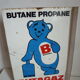 Butagaz advertising plate steel