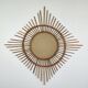 Rattan mirror 60