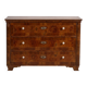 Antique Biedermeier chest of drawers with three drawers (circa 1850)