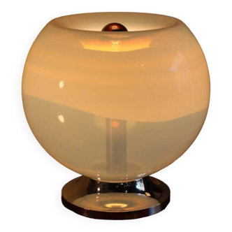 Lampe italienne vintage en verre de murano, 1970