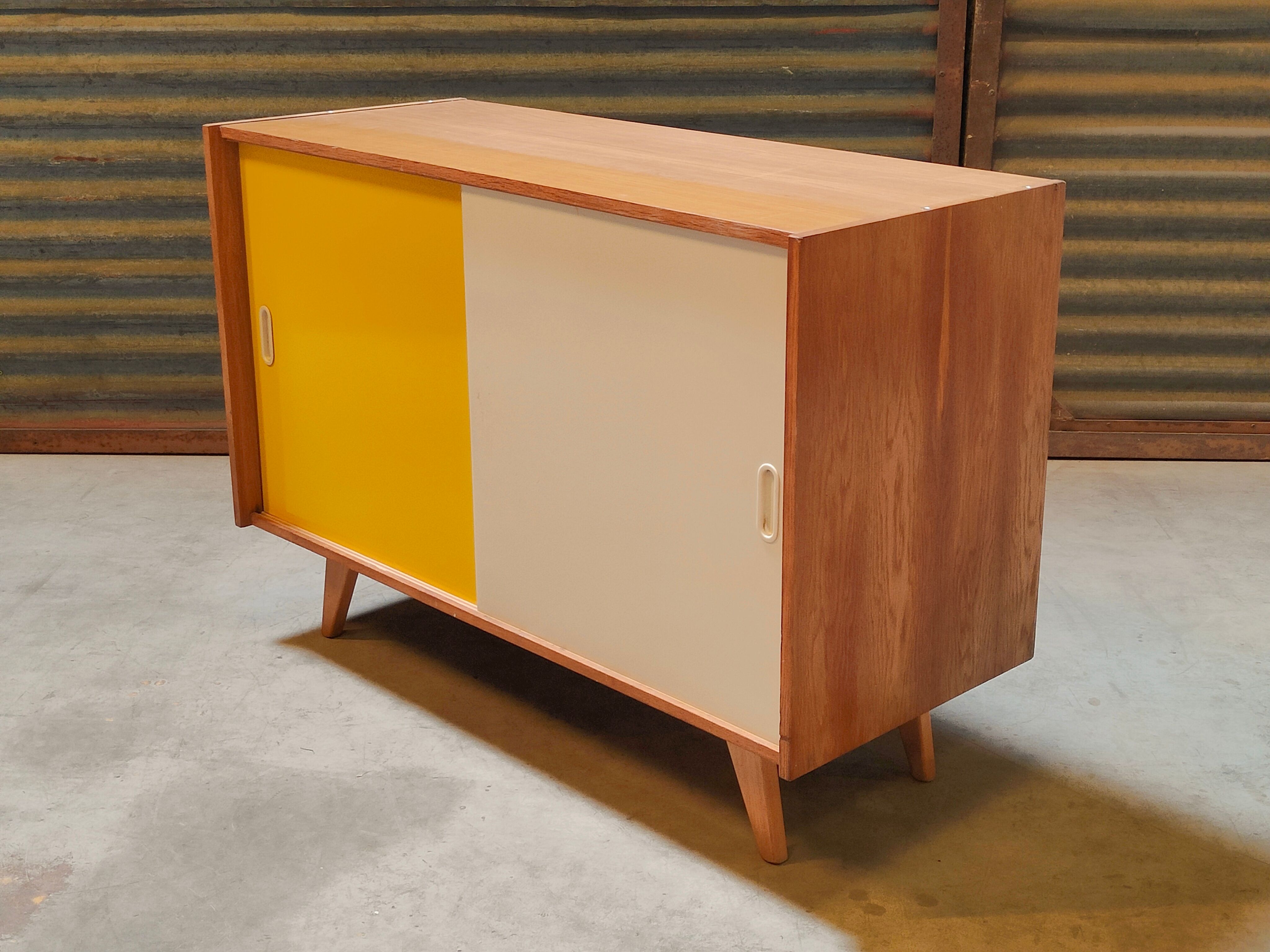 Buffet U 452 Yellow by Jiri Jiroutek for Interier Praha 1960
