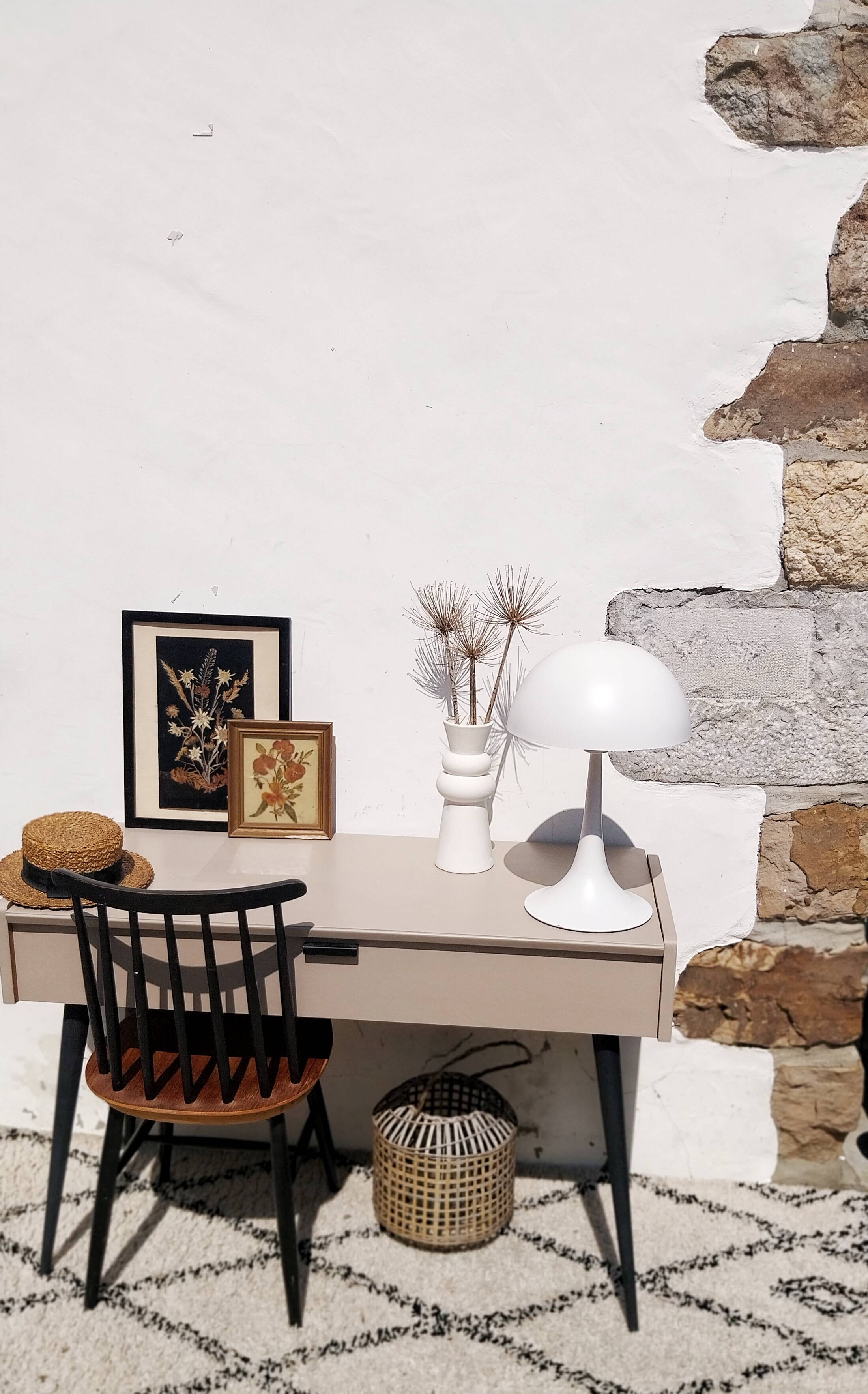 Meuble tricoteuse vintage, console, buffet