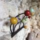 Wall coat rack 50s, colored balls