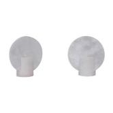 Pair of alabaster spanish table lamps