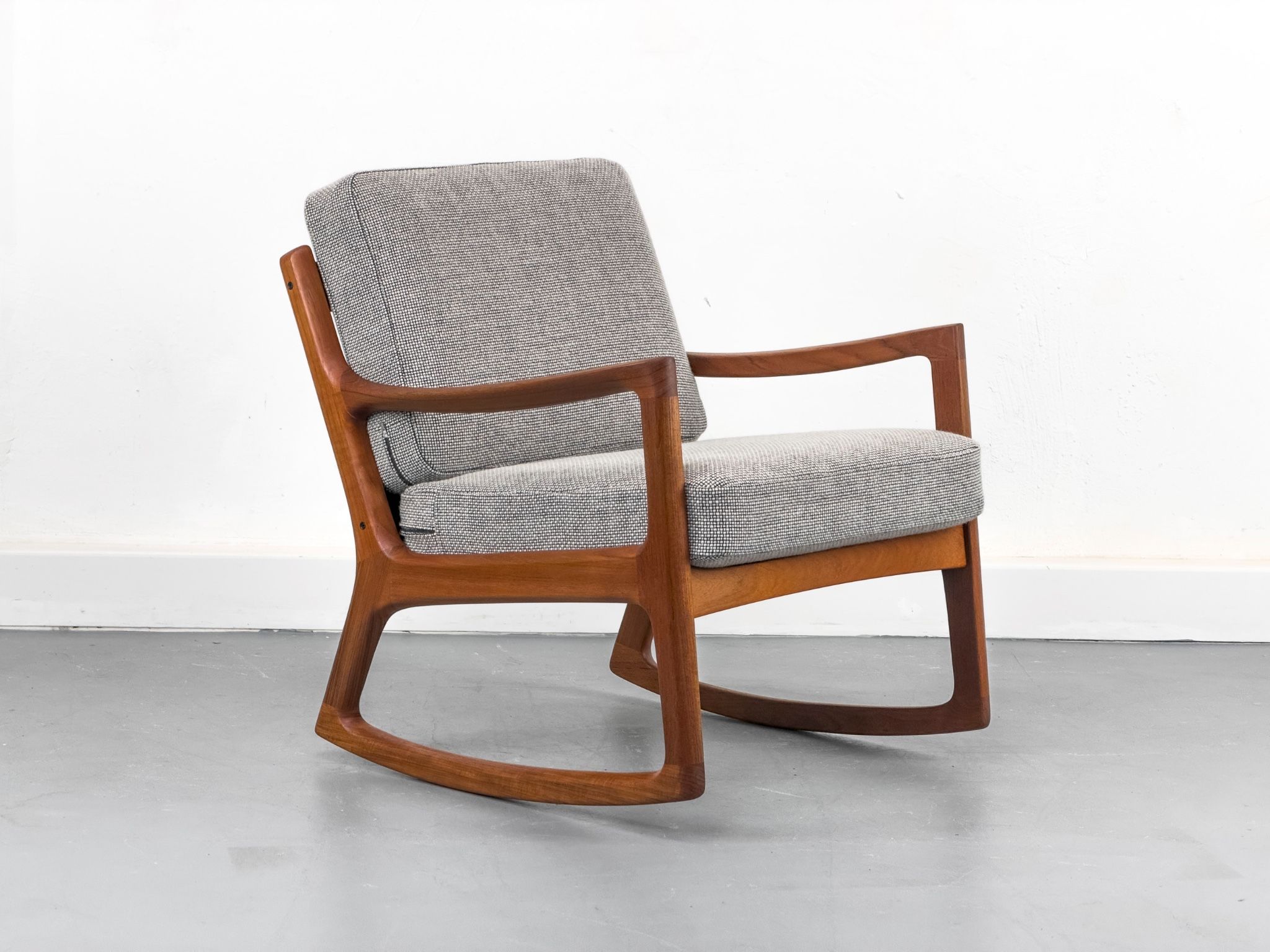 Senator Rocking Chair in Teak by Ole Wanscher for Cado, 1974