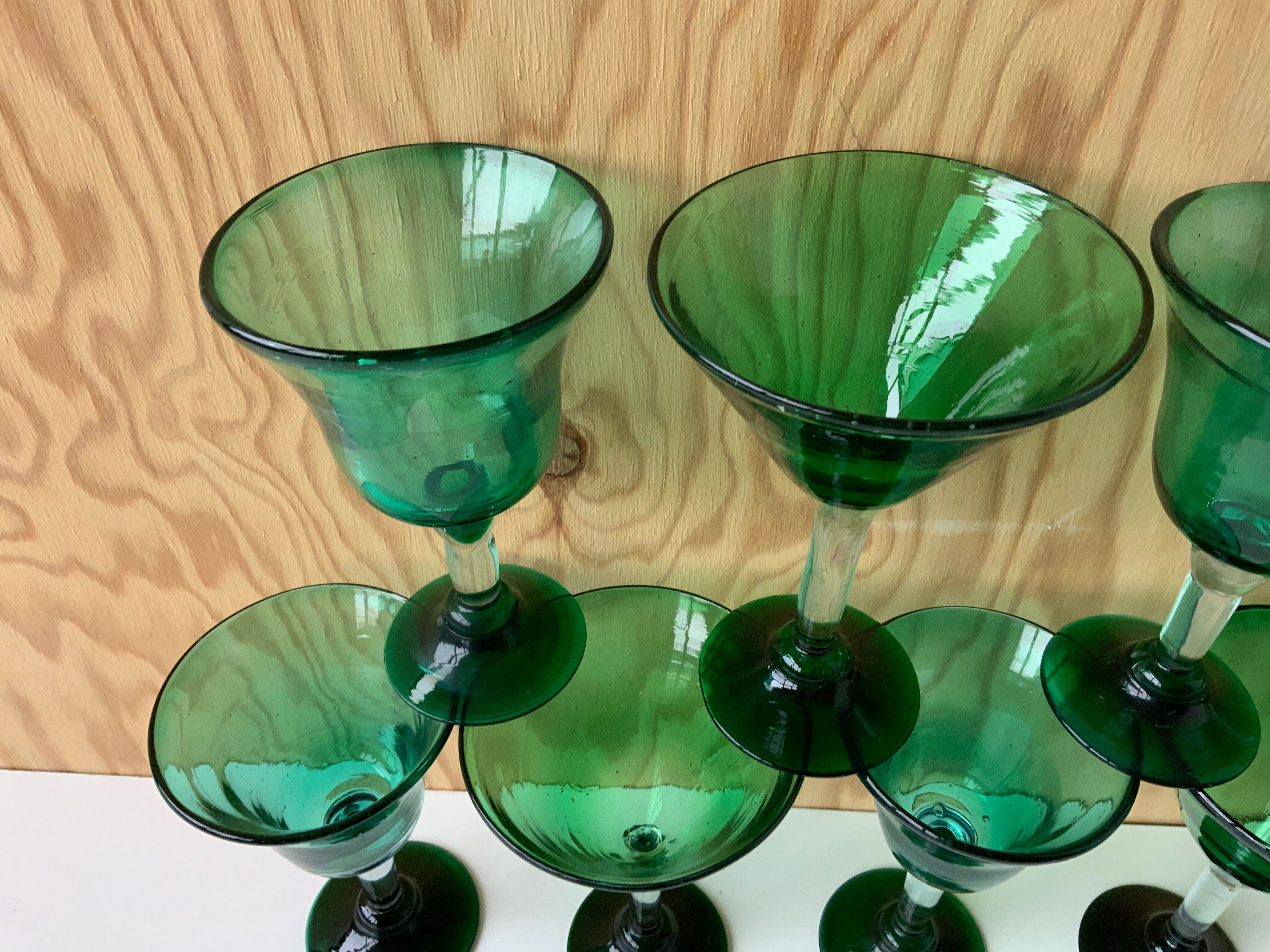 Vintage foot glasses