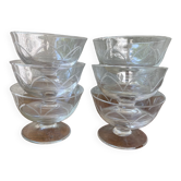 6 glass cups