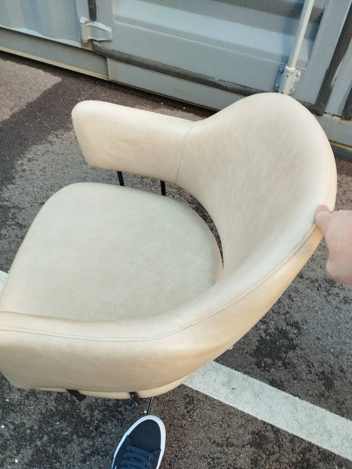 Pair of vintage antique armchairs