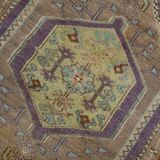 4x6 Vintage Oushak Carpet, Turkish Rug, 107x172Cm
