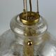 1960's 1970's brutalist ceiling lamp pendant lamp brass & murano glass