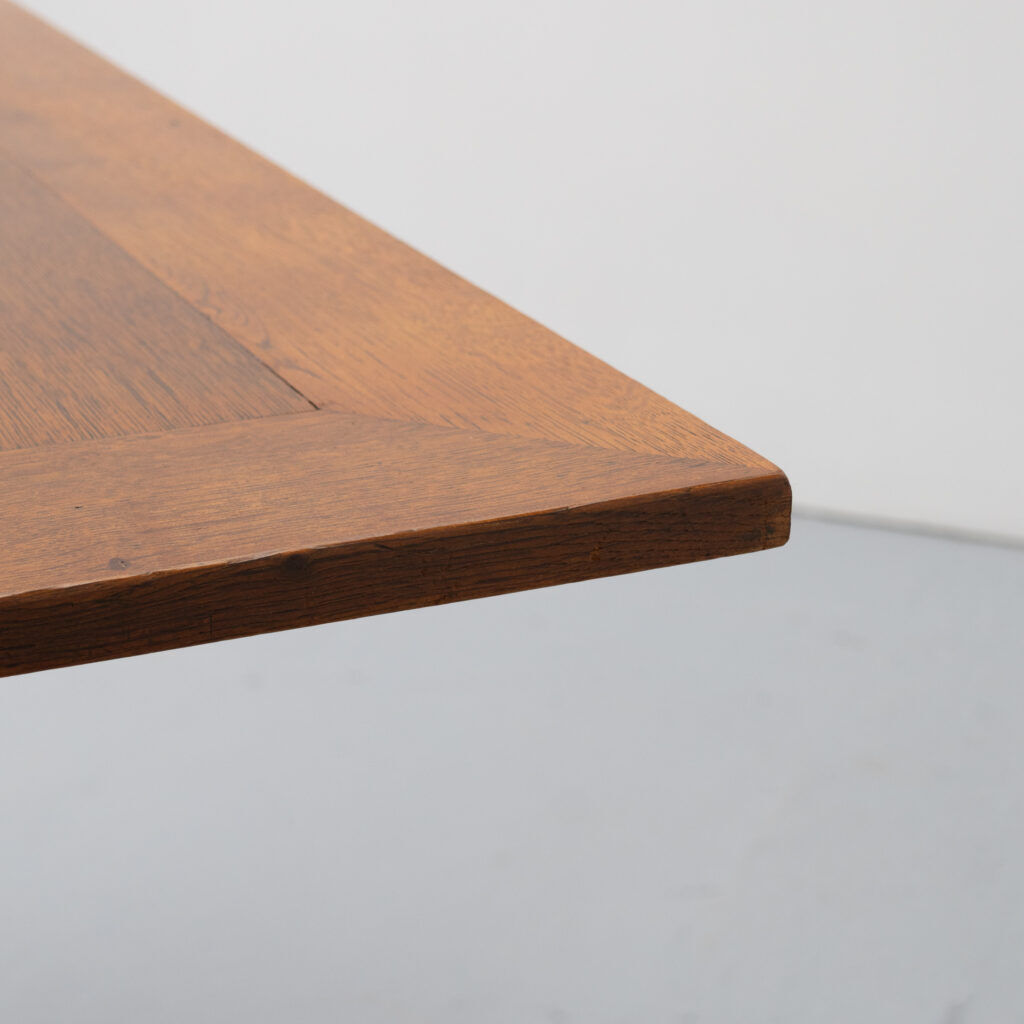 Table à manger Art Déco néerlandaise extensible des années 1920