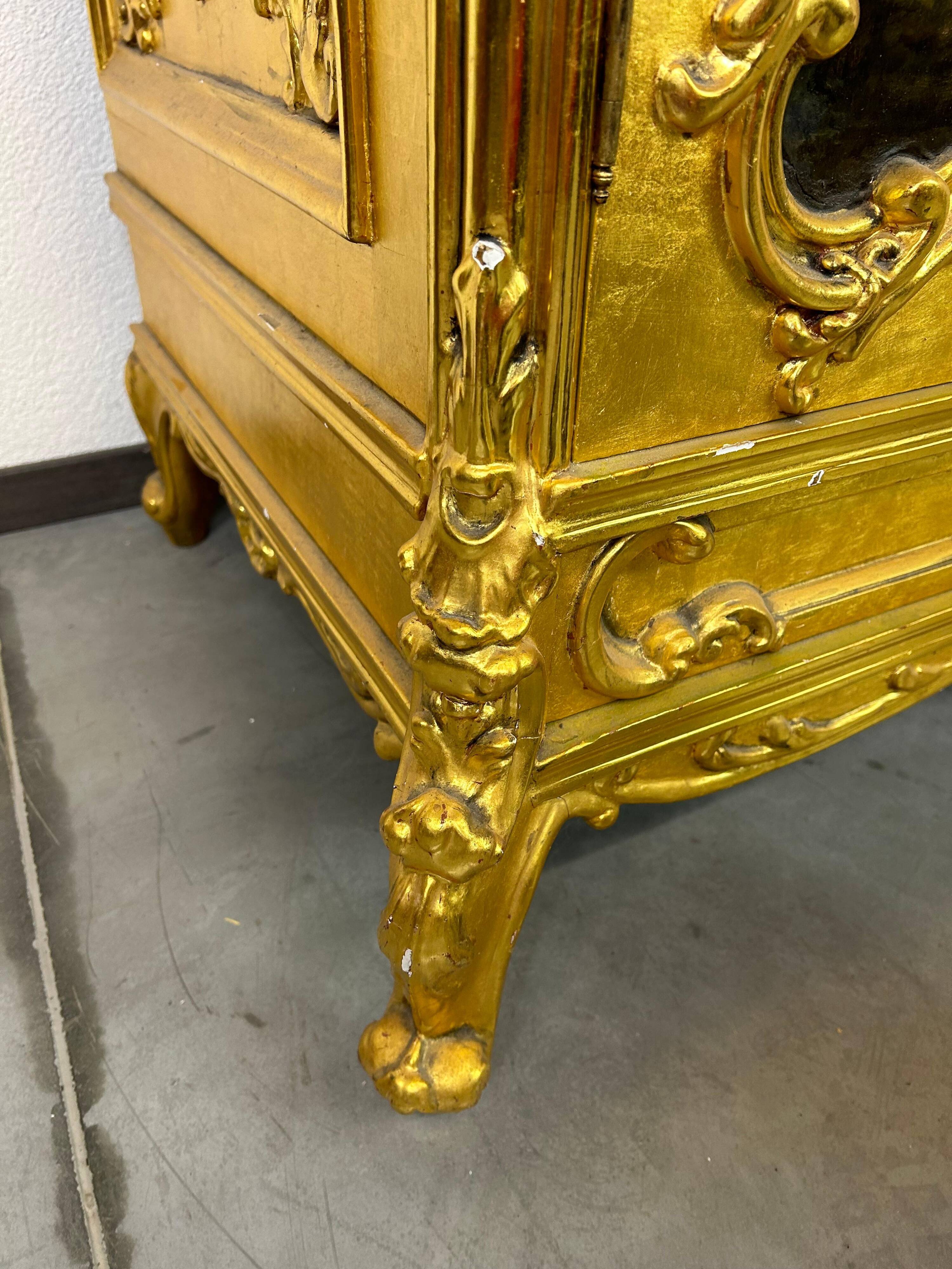 Enfilade Rococo dorée XVIIIe siècle