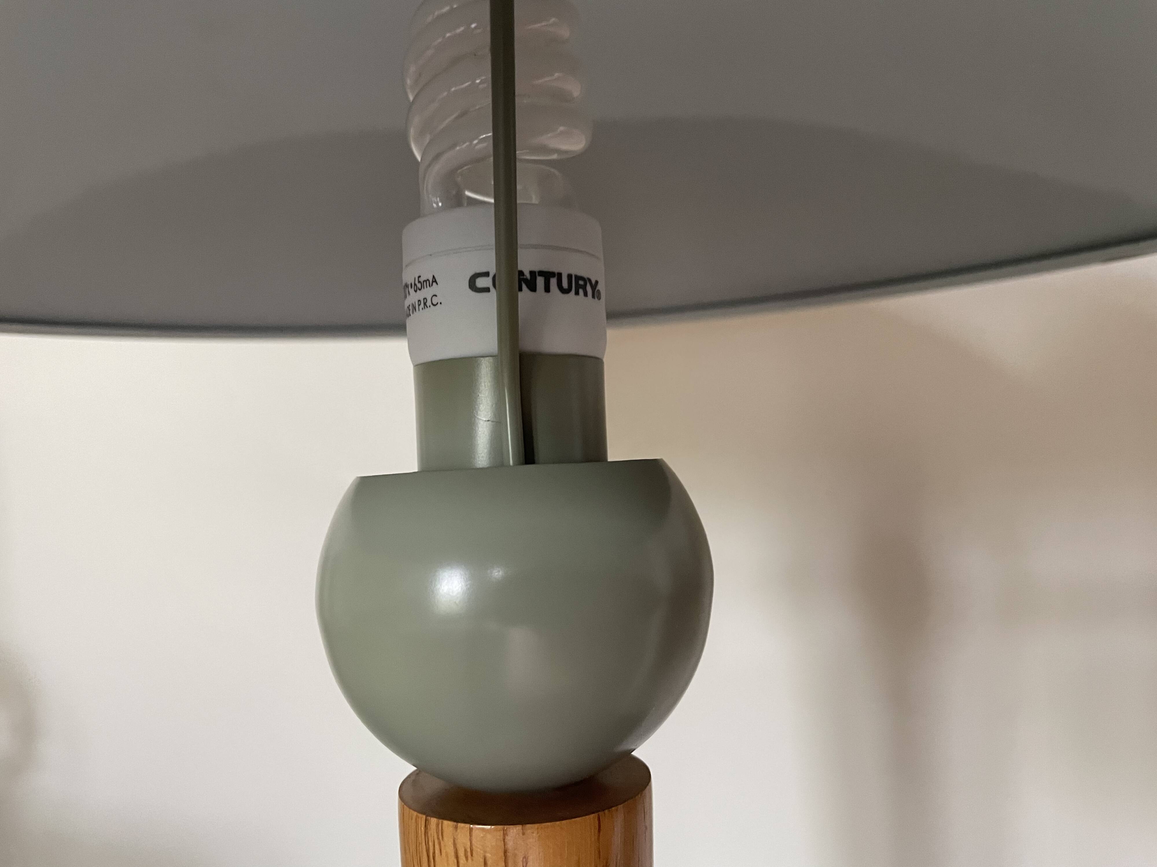 “Paquebot” lamp in wood and metal