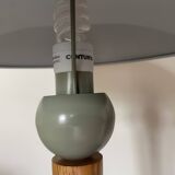 “Paquebot” lamp in wood and metal