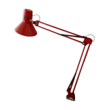 Vintage brick red architect lamp