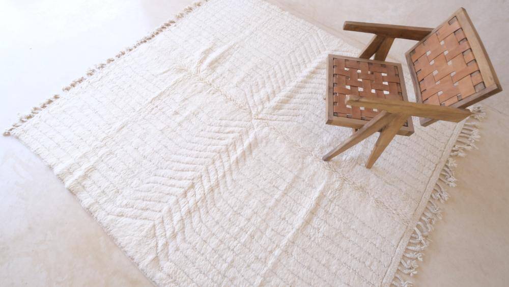 Beni Ouarain wool rug - 256 x 240 cm