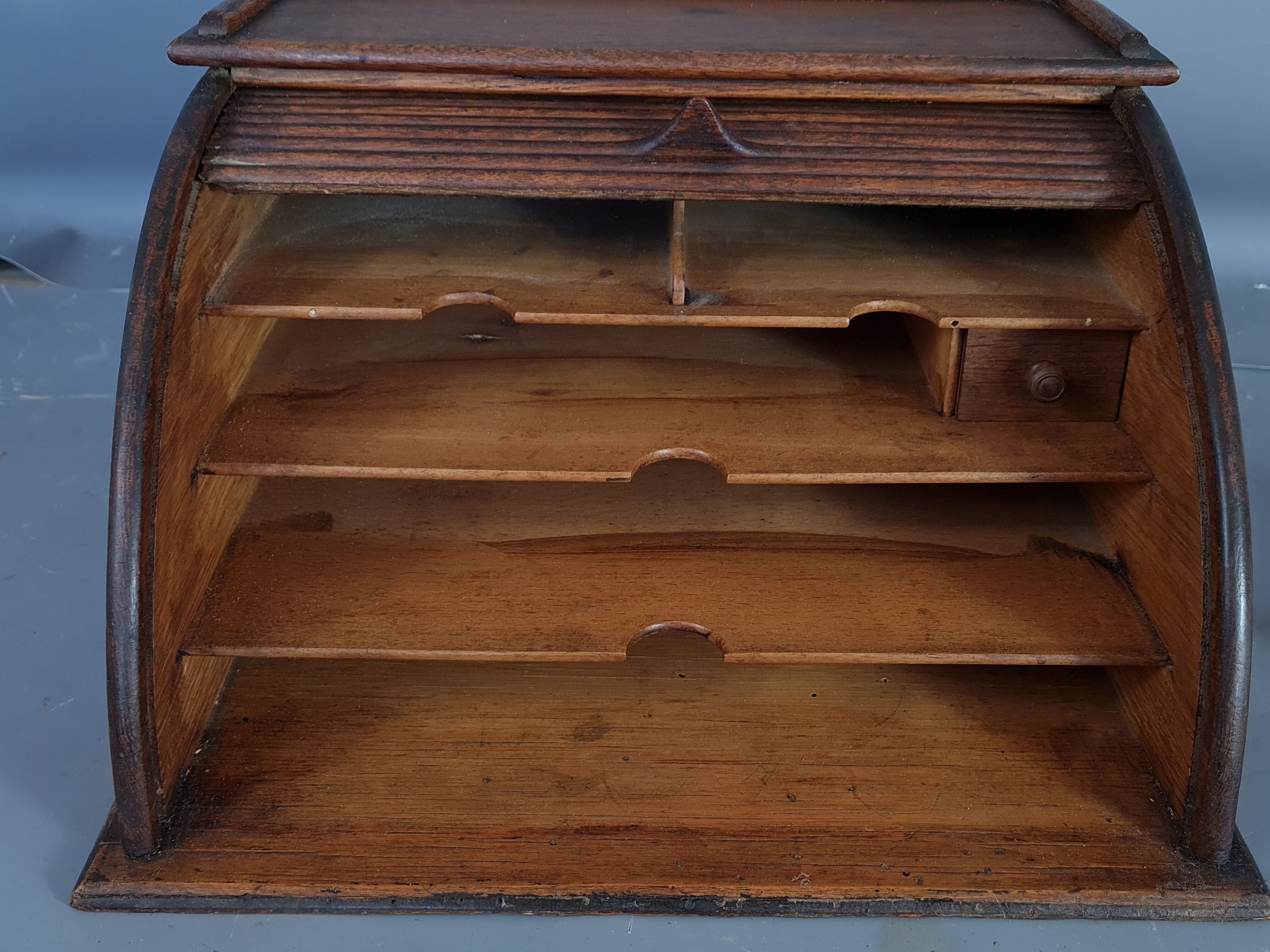 Curtain box for mail or documents to be placed on desk around 1920-1930 sb
