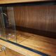 Vintage Scandinavian beech wood secretary