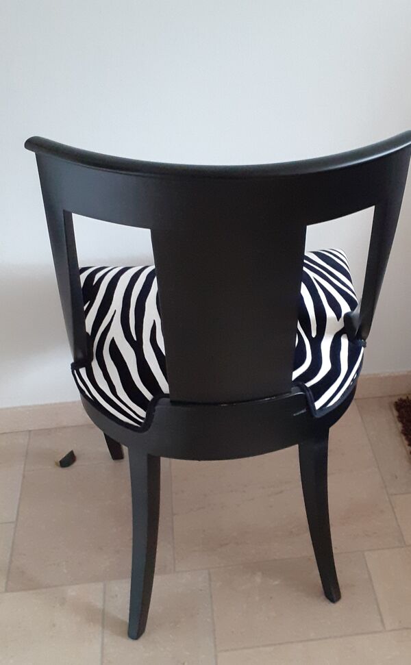 Chaise gondole style empire