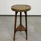 Side table in Jugendstil with a brass top by Joseph Maria Olbrich