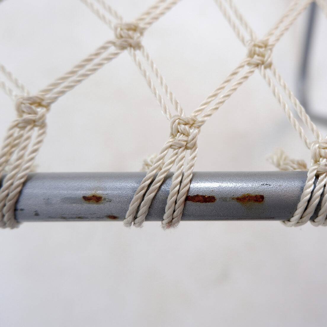 Vintage armchair - Metal and synthetic rope