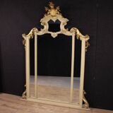 Great lacquered and gilded Louis XV style mirror from the 20th century