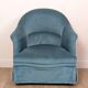 Pair of velvet toad armchairs