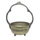 Sugar bowl, Eclecticism, silver-plated brass, tin, Poland, 1930s